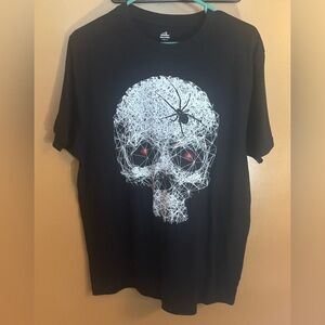 Halloween Men’s Skull Tee Medium NEW